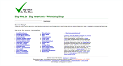 Desktop Screenshot of blog-web.de