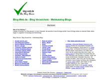 Tablet Screenshot of blog-web.de